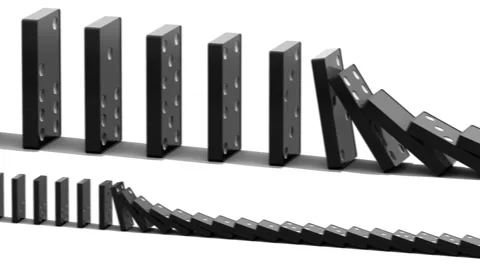 DOMINOS 20 GROWTH CUT VERSION Stock Footage 4674286