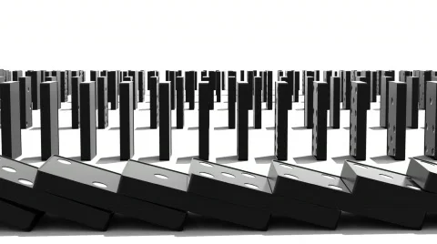 DOMINOS 4 Stock Footage 777110