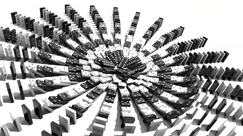 DOMINOS 8 Stock Footage 777162