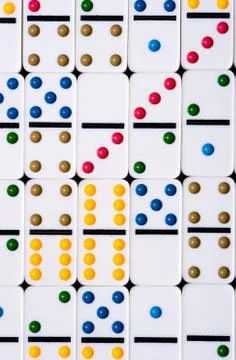 Dominos background Stock Photos