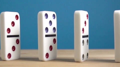 Dominos Effect Stock Footage ~ Royalty Free Stock Videos | Pond5