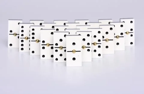 Dominos Foto stock