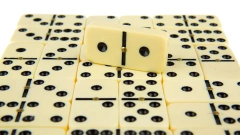 Dominos texture Stock Photos
