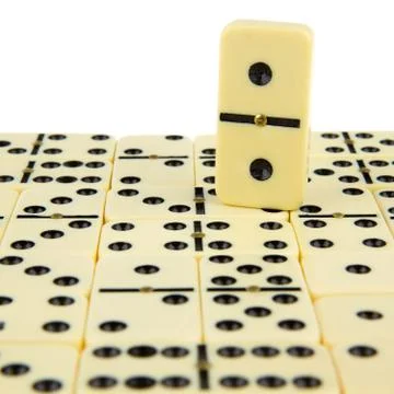 Dominos texture Stock Photos