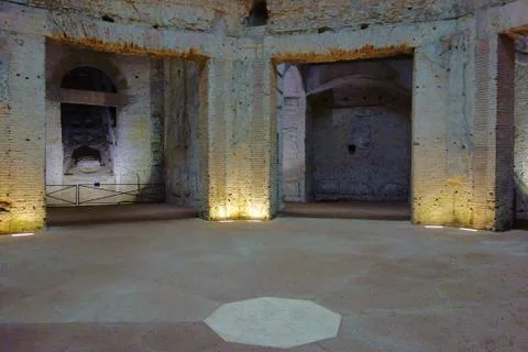 Domus Aurea interior Stock Photos