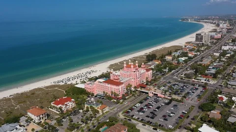 Don CeSar Gulf Blvd Vídeos de archivo 126603968
