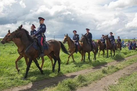 Don Cossacks Foto stock