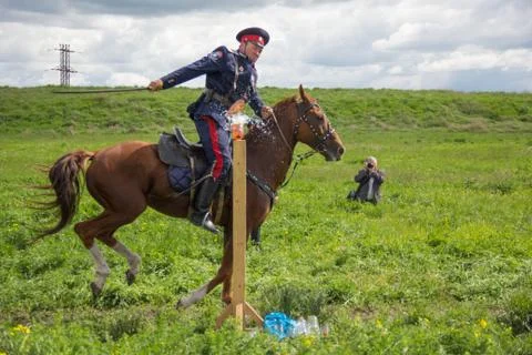 Don Cossacks Foto stock