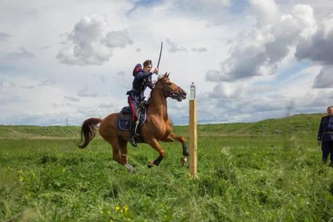 Don Cossacks Foto stock