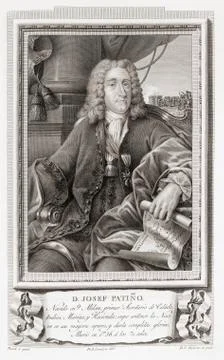 Don Jose Patiino Y Rosales, 1666 - 1736. Spanish Statesman Who S Stock Photos