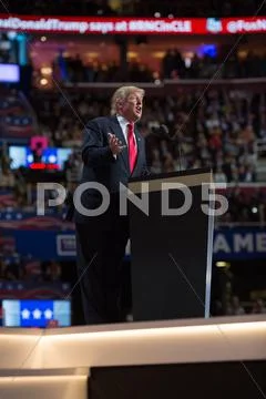 Donald Trump speech Stock Photos