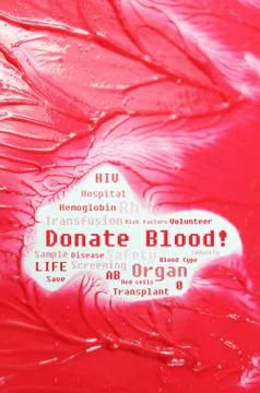 Donate blood concept Stock Illustration