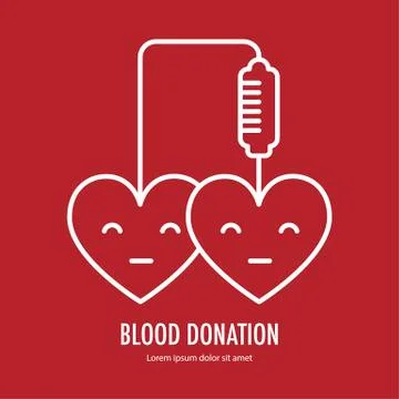 Donate blood design Stock Illustration