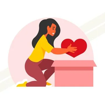 Donate-box Stock Illustration