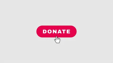 Donate button Stock Footage 200789427