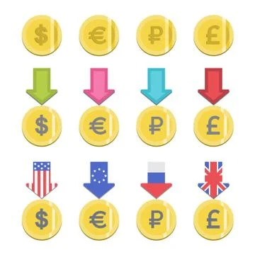 Donate buttons set. Help icon donation Stock Illustration