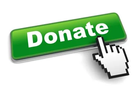 Donate concept 3d illustration isolated Ilustração Stock