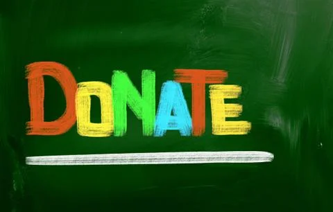 Donate Concept Illustrazione stock