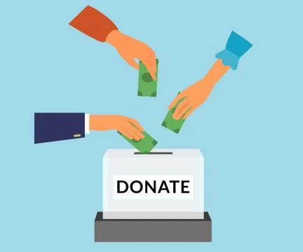 Donate illustration Stock Illustration