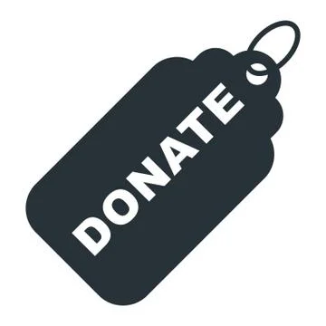 Donate logo concept Stock Illustration