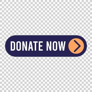 Donate Now Button Design Template Stock Illustration