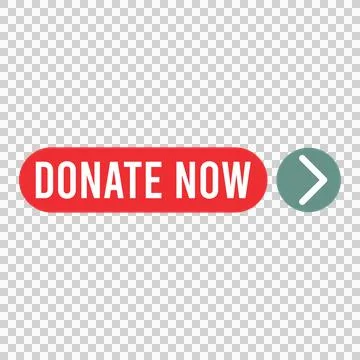Donate Now Button Design Template Stock Illustration