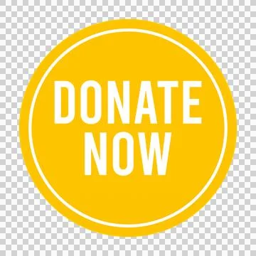 Donate Now Button Design Template Stock Illustration
