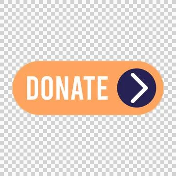 Donate Now Button Design Template Stock Illustration