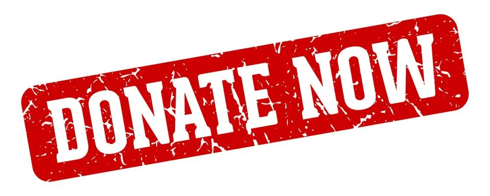 Donate now rectangular sign. donate now stamp Stock Illustration