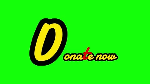 Donate Now Text Animation Green Screen Chroma Key Charity Call To Action 動画素材 322173273