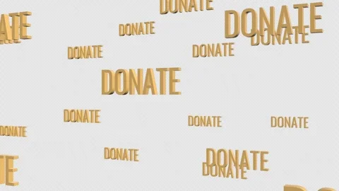 DONATE Text Animation. Stock Footage 315884427