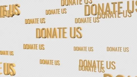 DONATE US Text Animation. Stock Footage 315884056