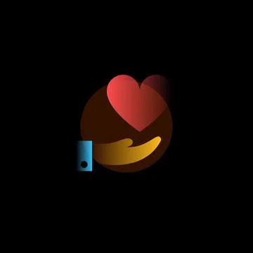 Donate. Vector icon in gradient style. Editable illustration Stock Illustration