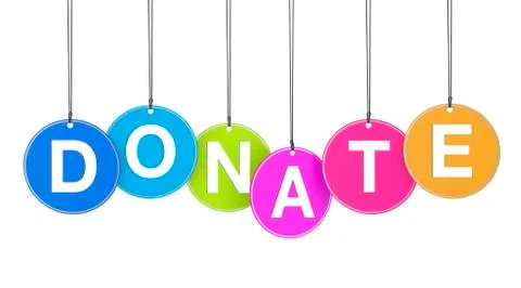 Donate web concept Stock Illustration