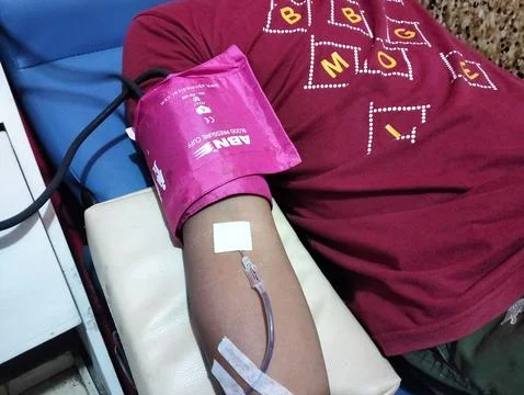 Donating blood Stock Photos