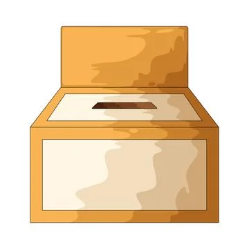 Donation Box illustration Stock Illustration