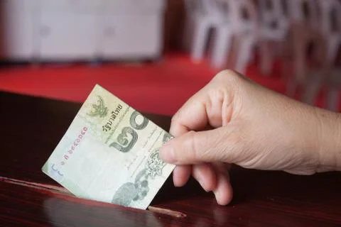 Donation box Stock Photos