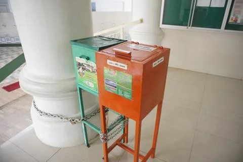 Donation box Stock Photos