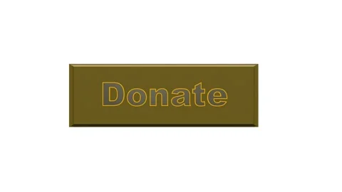 Donation button. Donate Icon on the white background Stock Footage 147094958