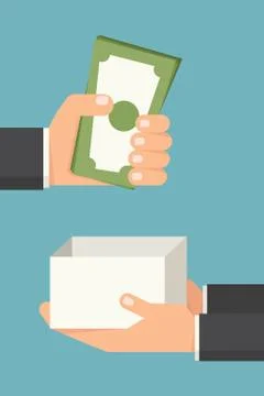 Donation Stock Illustration