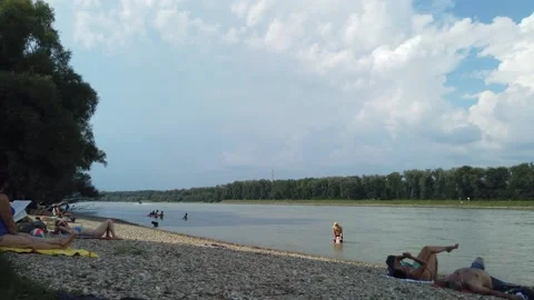 Donau Timelaps hd Video stock 157398668