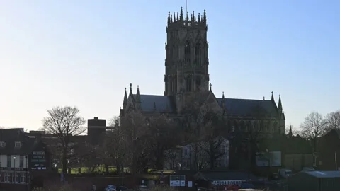 Doncaster Minster Stock Footage 321474919