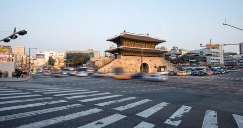 Dondaemun gate Stock Footage 111909958