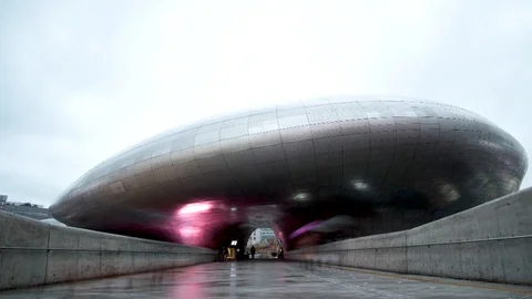 Dondaemun timelapse Stock Footage 126968076