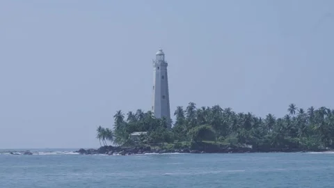 Dondra Point Light house Video stock 287969647