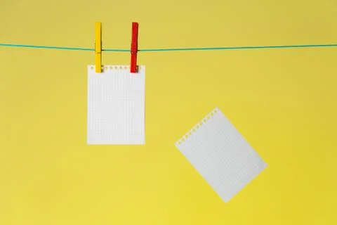 Done notes background Stock Photos