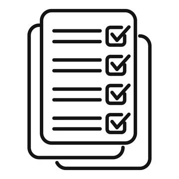 Done task schedule icon outline vector. Calendar event イラスト素材