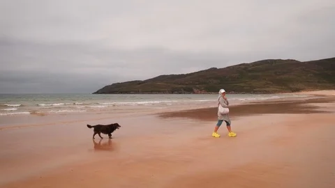 Donegal beach Video stock 114952493
