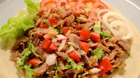 Doner kebab Video stock 34482710