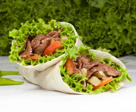 Döner kebab Foto stock